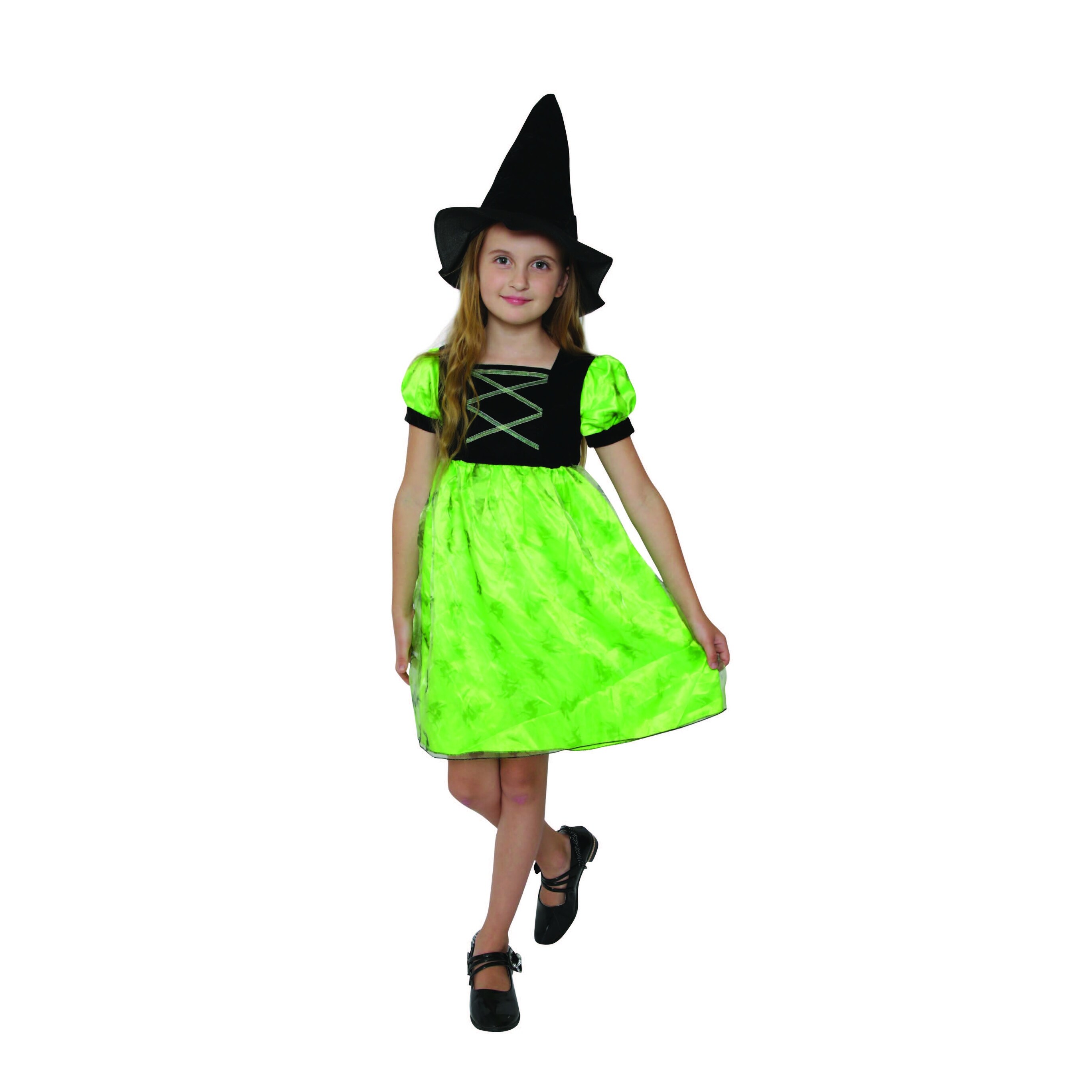 green and black witch costume