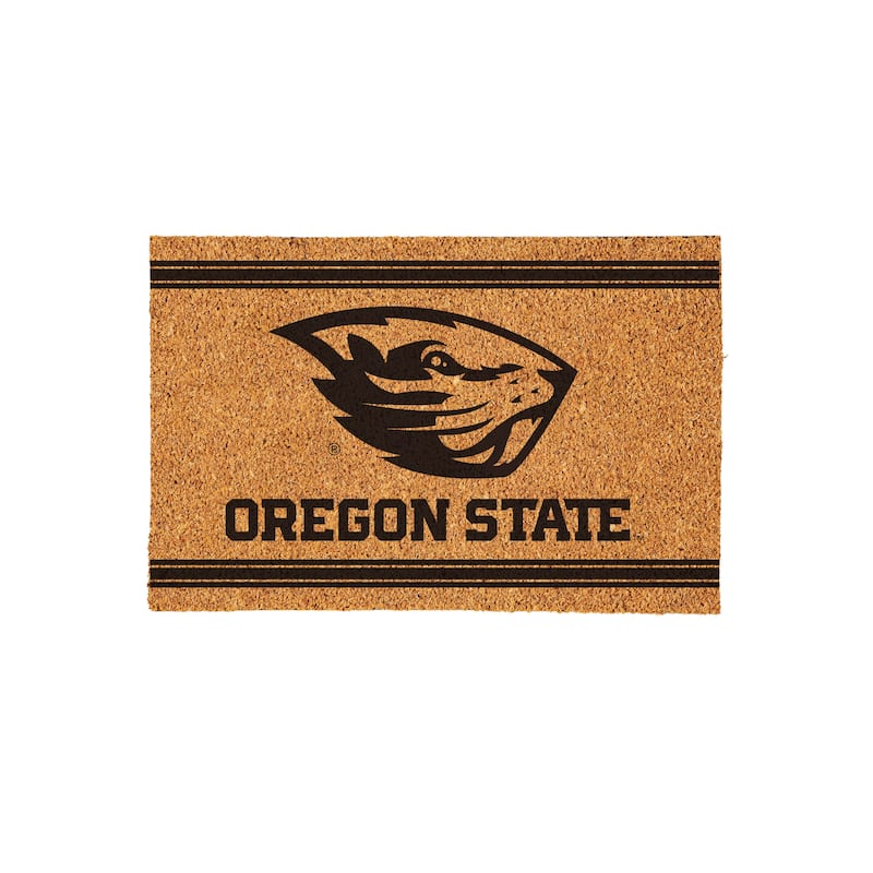 Oregon State University Monochrome Indoor/Outdoor Coir Door Mat