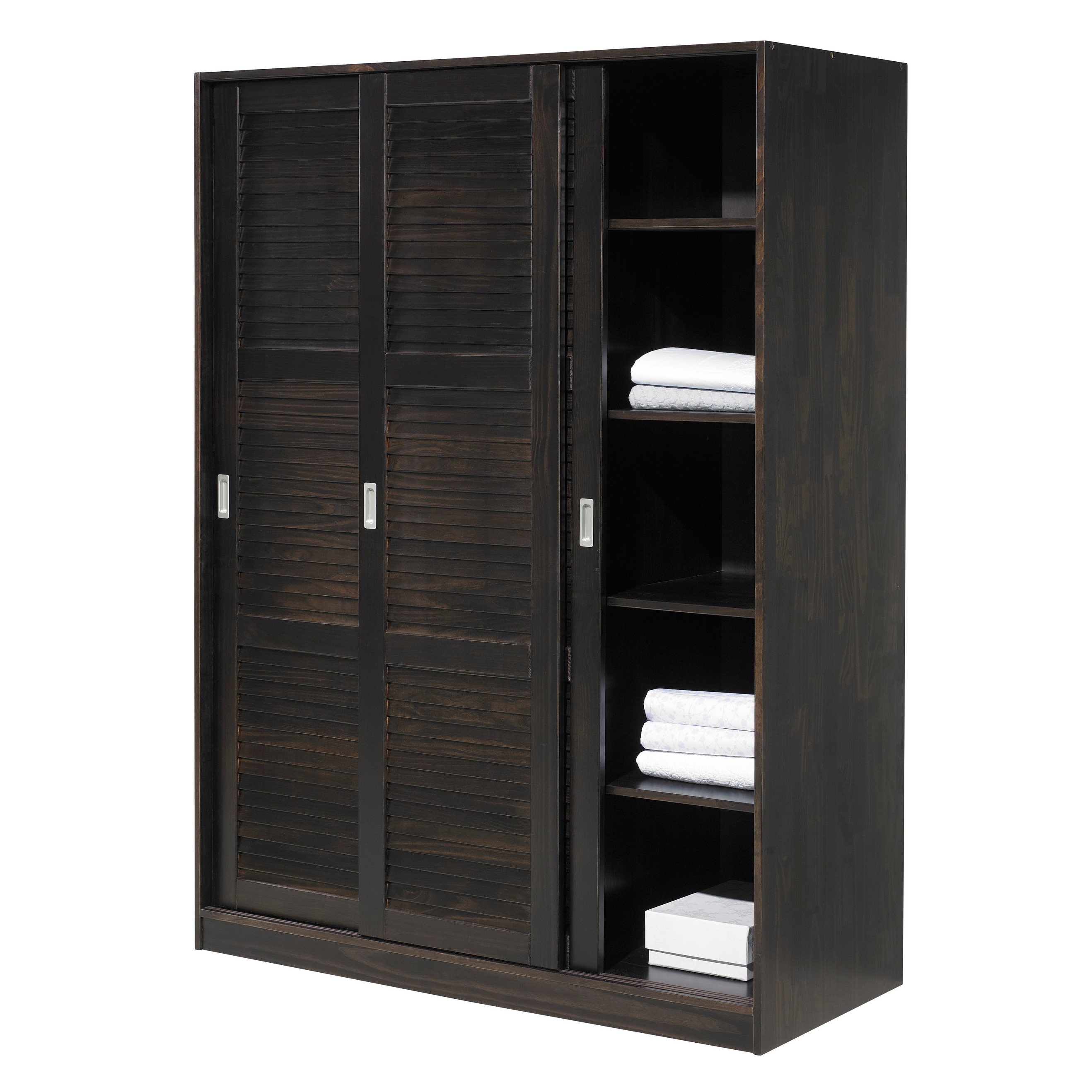 Palace Imports 100% Solid Wood Wall Closet System of-image