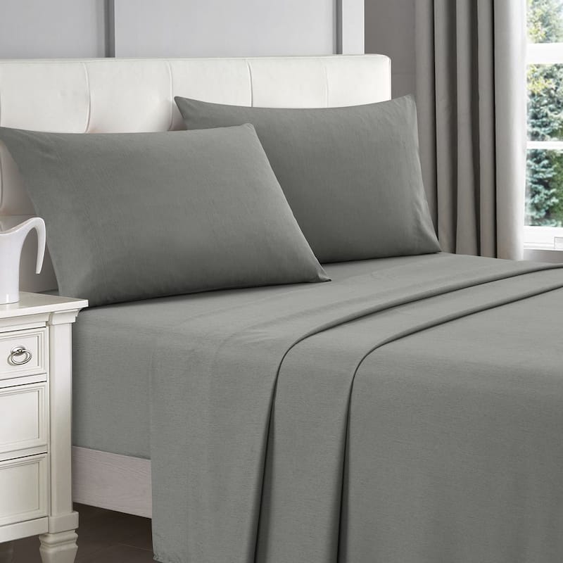 Nanshing 4-Piece Rayon From Bamboo Special Cooling Sheet Set - Dark Grey - King