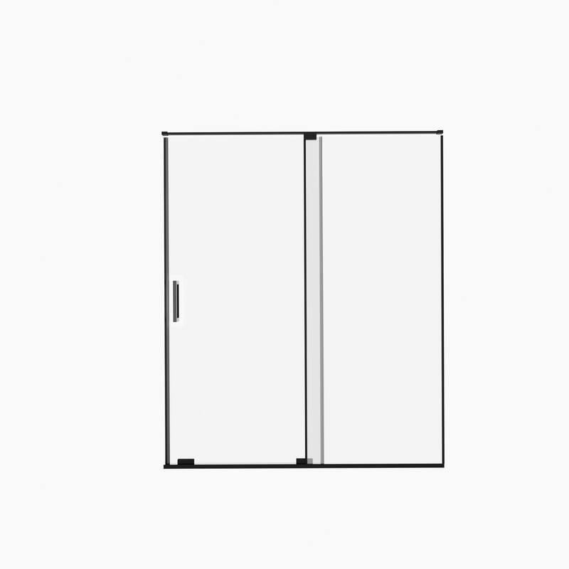 Semi-Frameless Sliding Shower Door