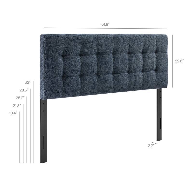 Lily Upholstered Fabric Headboard