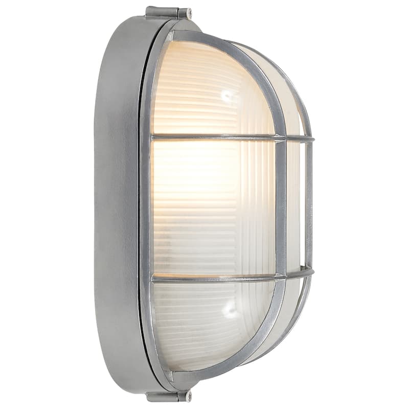 Access Lighting Nauticus Dual Mount - Wet Location Bulkhead - Frosted Glass Shade - Replaceable LED