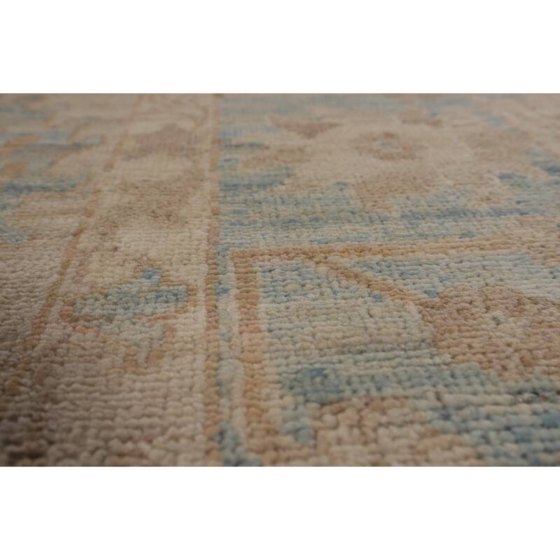 Oushak Turkish Area Rug Handmade Vegetable Dye Wool Carpet - 8'0"x 10'0"