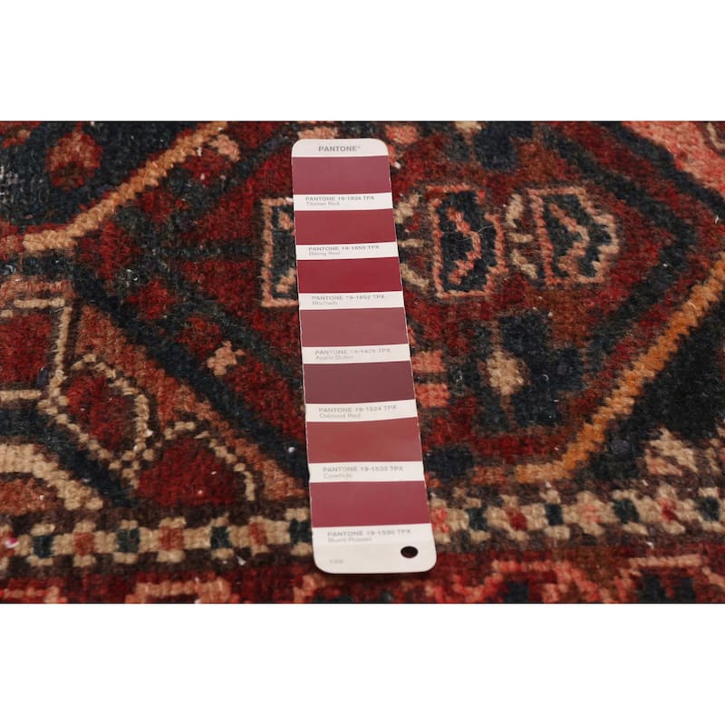 ECARPETGALLERY Hand-knotted Kayseri Vintage Red Wool Rug - 4'5 x 8'11