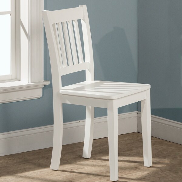 NE Kids School House Collection White Chair 18.5