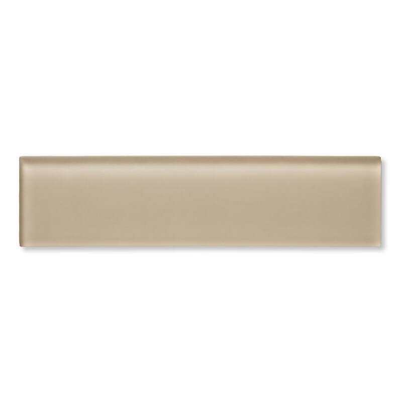 Shoreline 2 in. x 8 in. Mojave Matte Glass Wall Tile