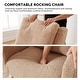 preview thumbnail 52 of 66, HOMYKA 27.5" Wide Rocking Chair for Nursery