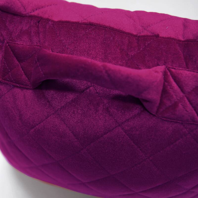Velvet Do-It-Yourself Bedrest Reading Pillow Cover and Filling