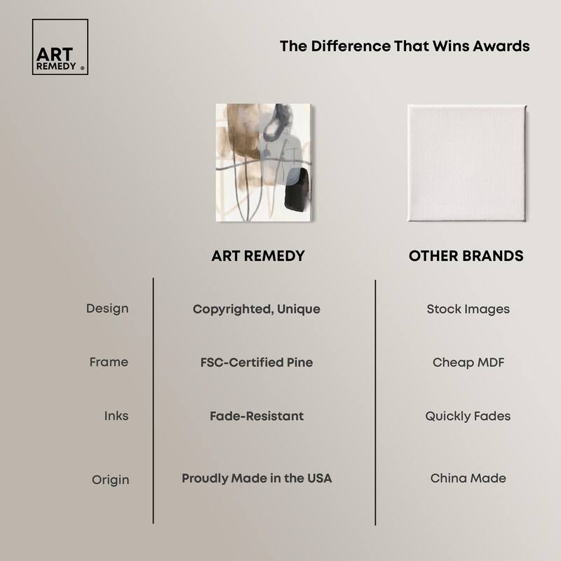 Contemporary Canvas III Canvas by Art Remedy, Gallery Wrapped