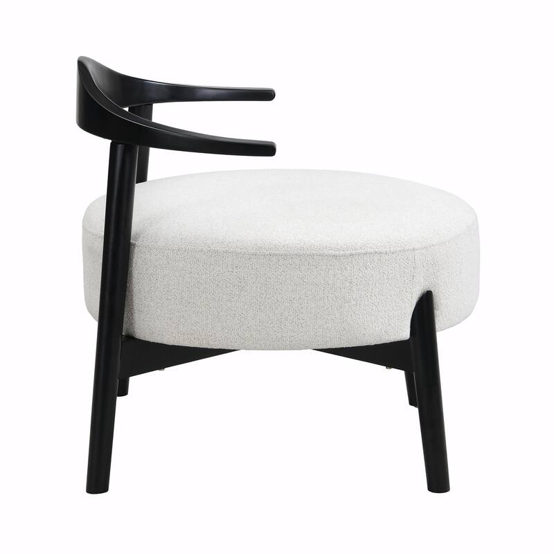 Modern Accent Chair - Natural Birch, All-Day Comfort