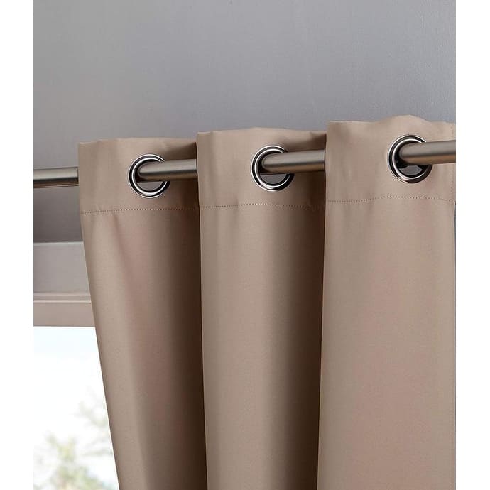 Home Sweet Home Dream Thermal Insulated Blackout Curtain Panels with Tie-Backs