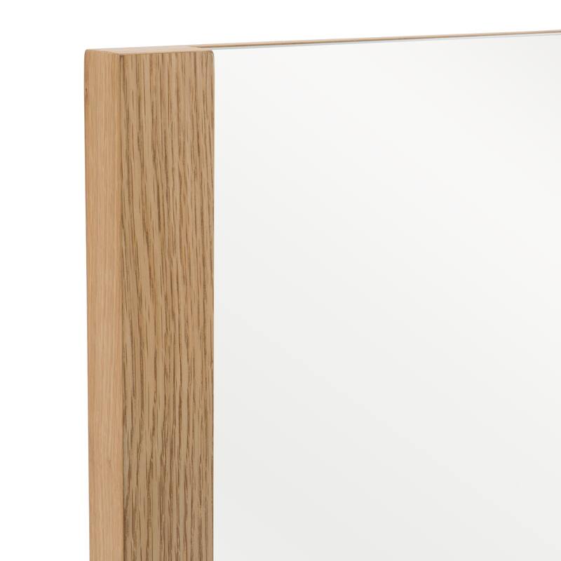 Nova Domus Jagger Modern Natural Oak Mirror - White/Oak