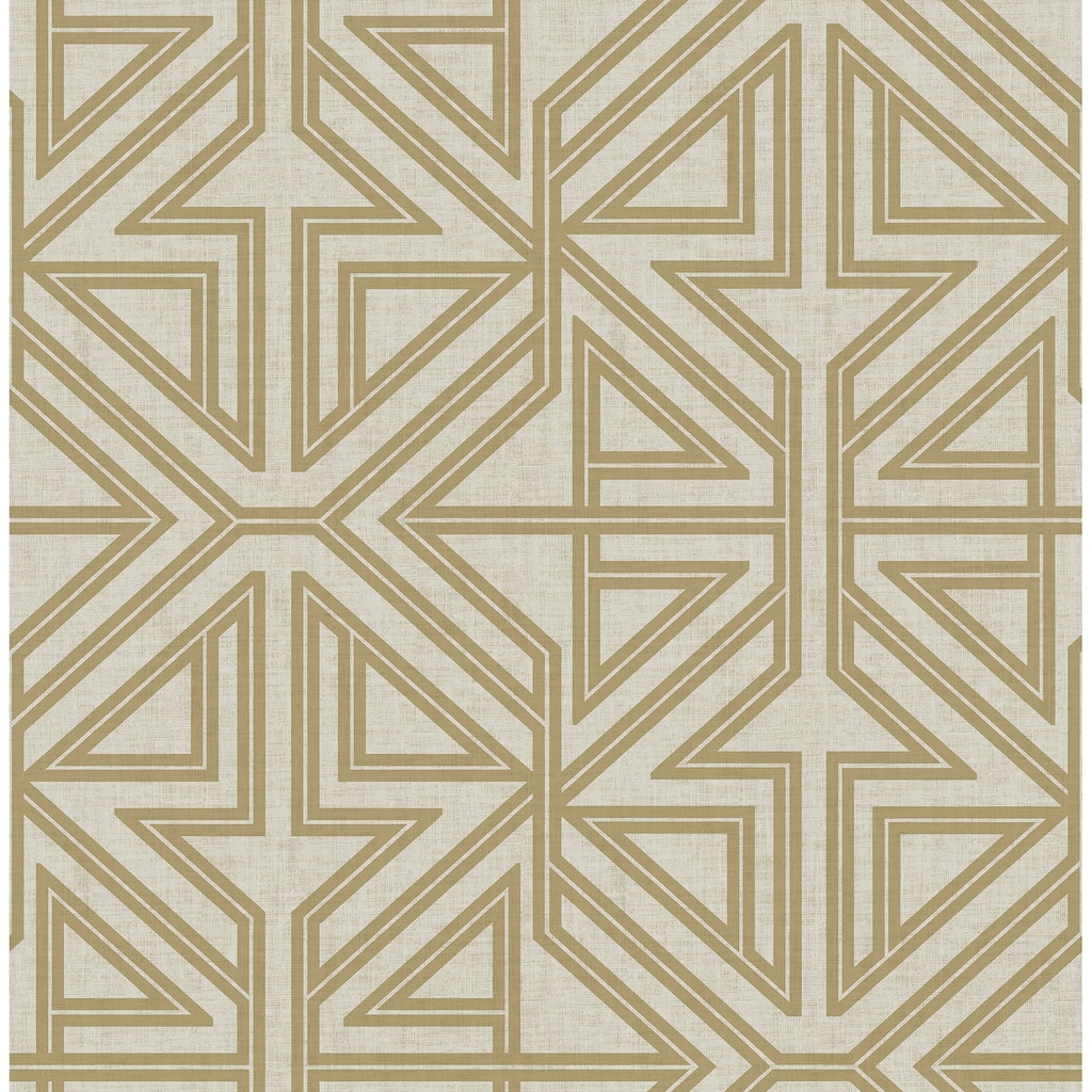 Scott Living Kachel Gold Geometric Wallpaper