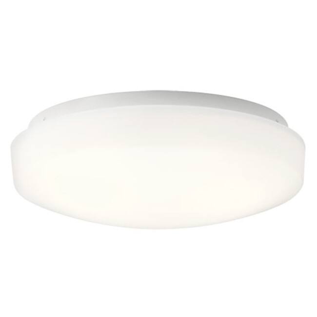 Kichler Ceiling Space Single Light 10-3/4" Wide Integrated LED Flush - White