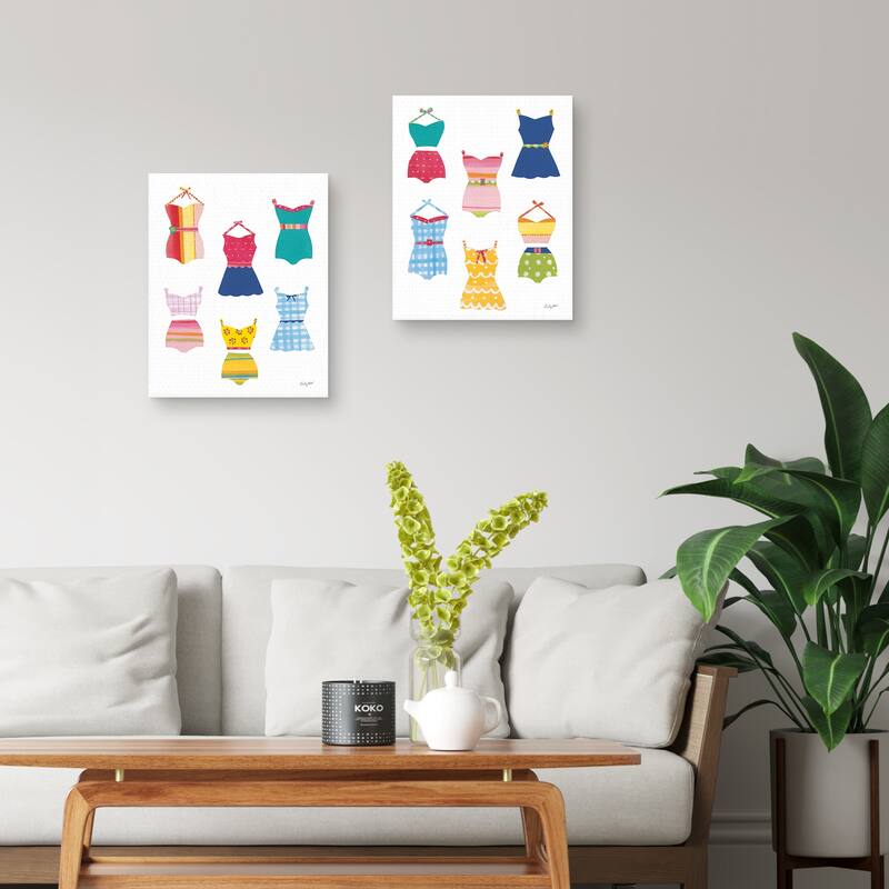 Sea Sand Sun V, Sea Sand Sun VI by Courtney Prahl Canvas Art Prints