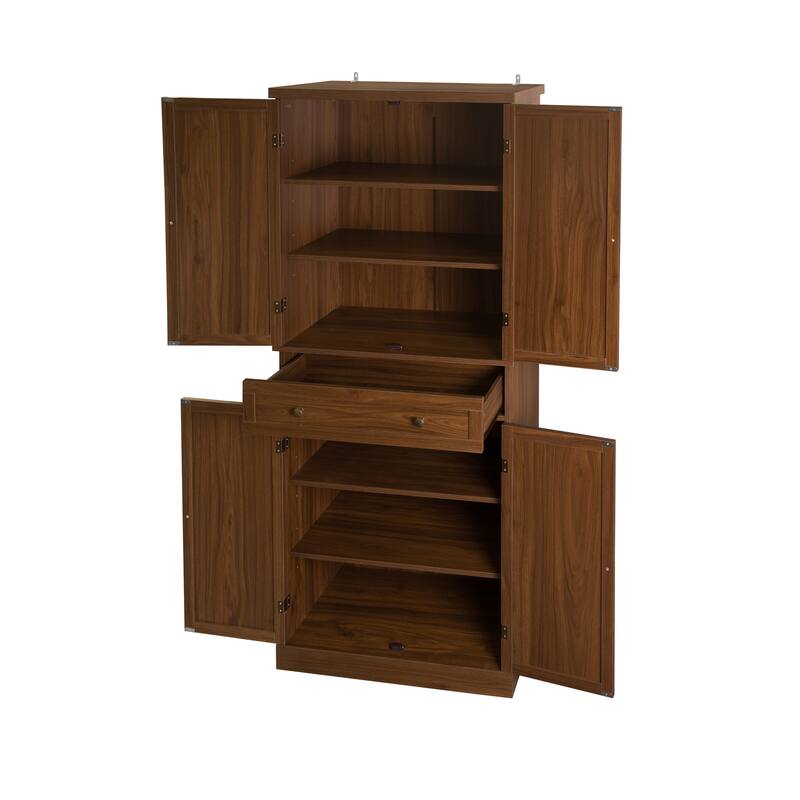 Storage Cabinet with Adjustable Inner Shelves