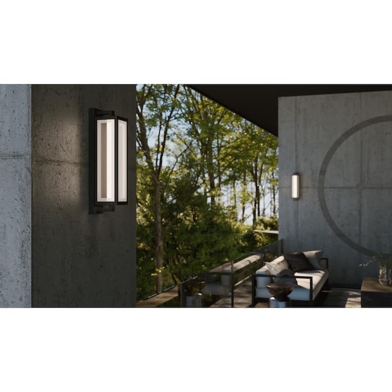 AFX BLKW0724LAJUD Blake 24" Tall LED Outdoor Wall Sconce with Clear