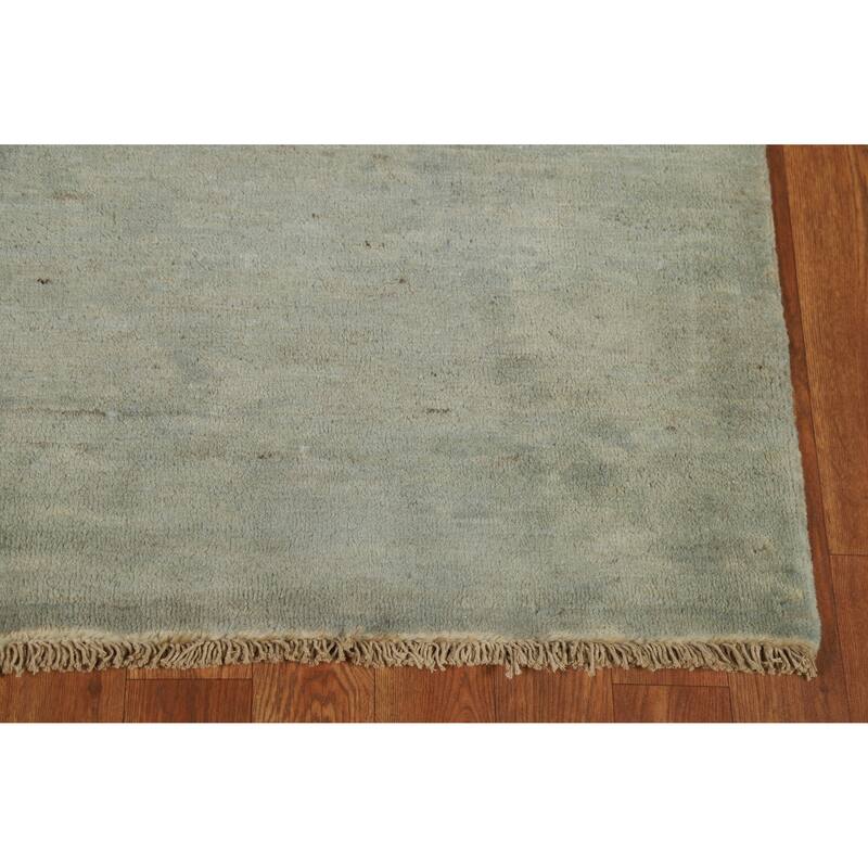 Gabbeh Accent Modern Rug Handmade Wool Carpet - 3'6" x 4'8"