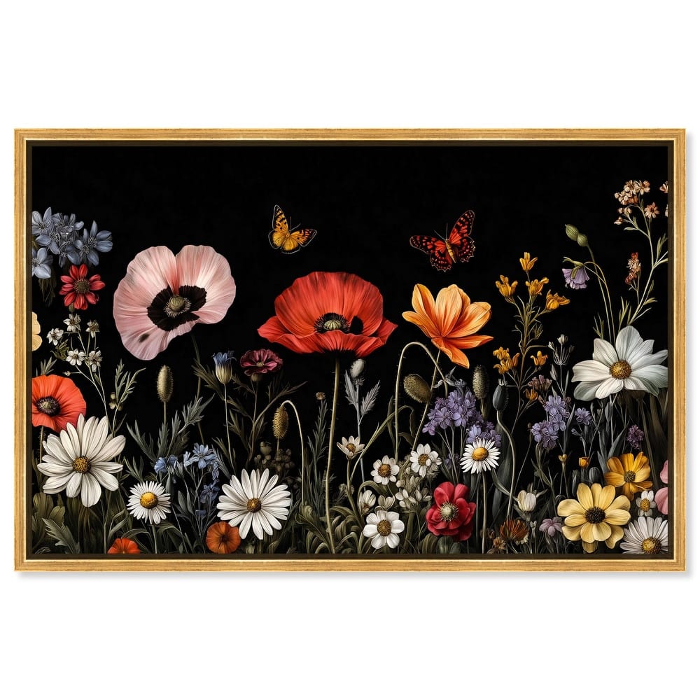 Wildflower Panorama Canvas by Art Remedy