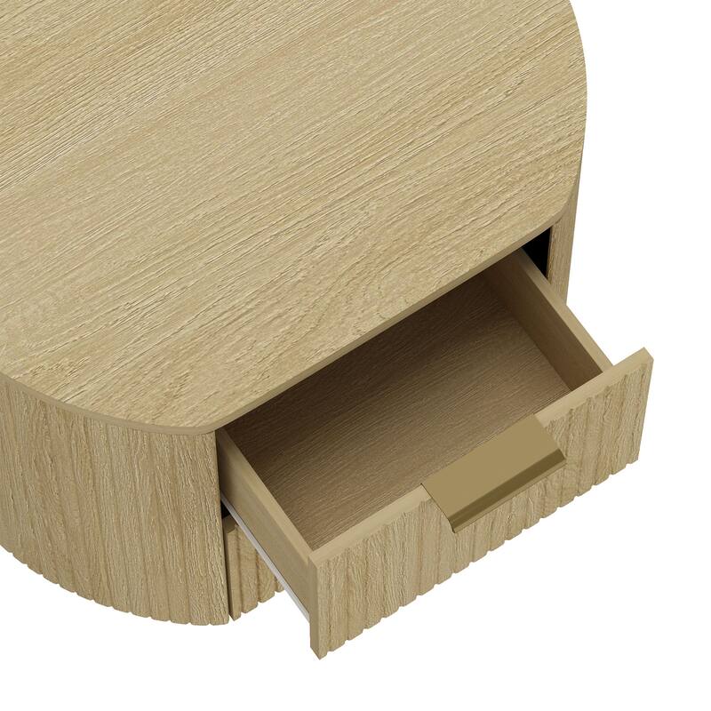 Manhattan Comfort Olivia Modern Nightstand with 4 Drawers