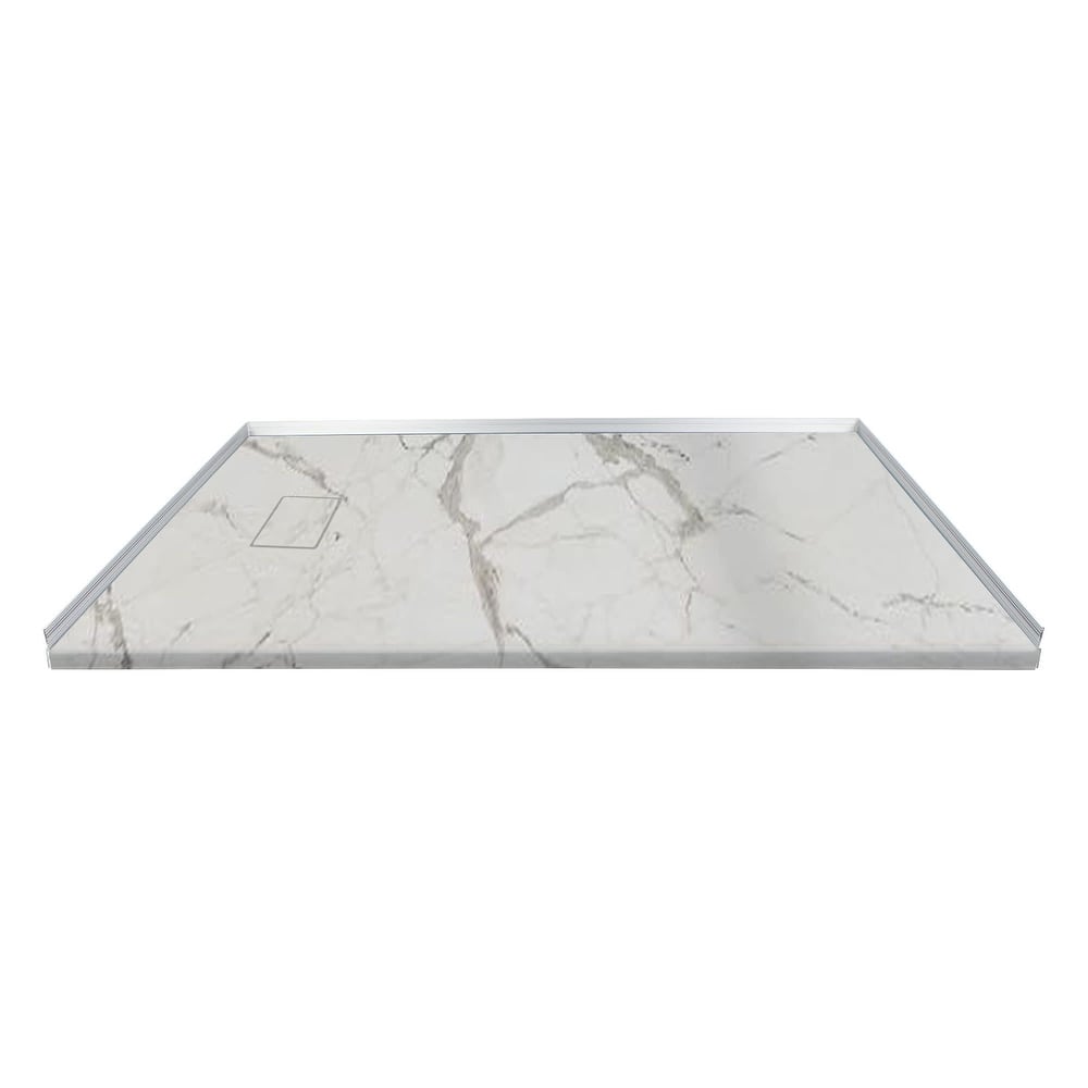 Transolid FZSP6032 59-1/8" x 31-1/2" Rectangular Shower Base with