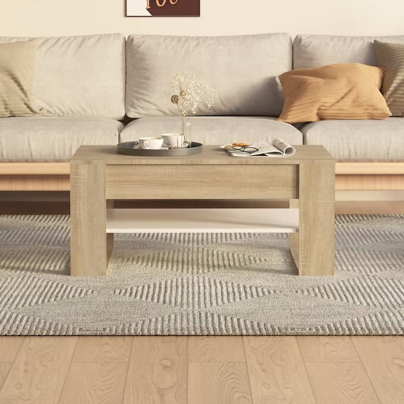vidaXL Coffee Table multicolor 40.2"x21.7"x17.7" Engineered Wood
