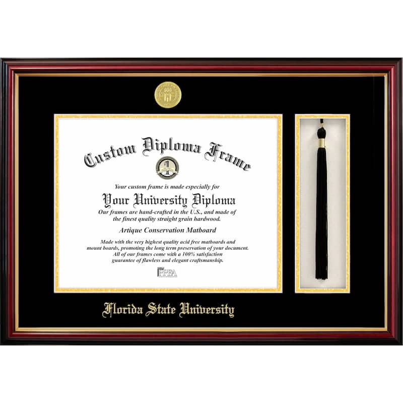 Florida State University 14w x 11h Tassel Box and Diploma Frame