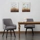 preview thumbnail 1 of 8, Swivel Dining Chairs Set of 2 Upholstered Accent Chairs Living Room Chairs Desk Office Arm Chair Grey