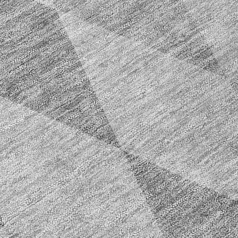 Machine Washable Indoor/ Outdoor Argyle Chantille Rug