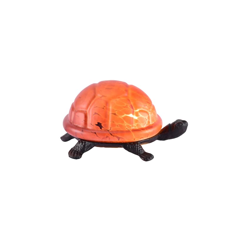 Red Turtle Tiffany Desk Lamp
