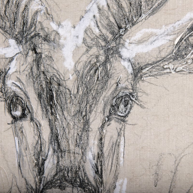 Sketch of Animal III (Antelope) (30 x 45) Canvas Art Print