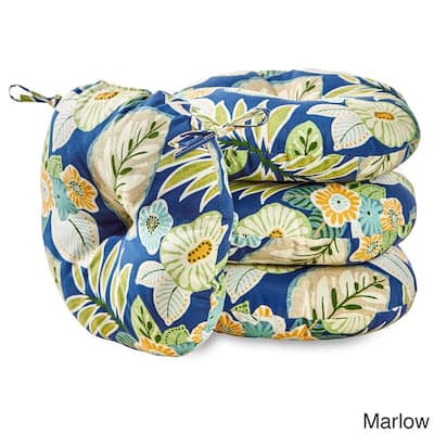 Greendale 15-inch Round Outdoor Bistro Chair Cushion (Set of 4)