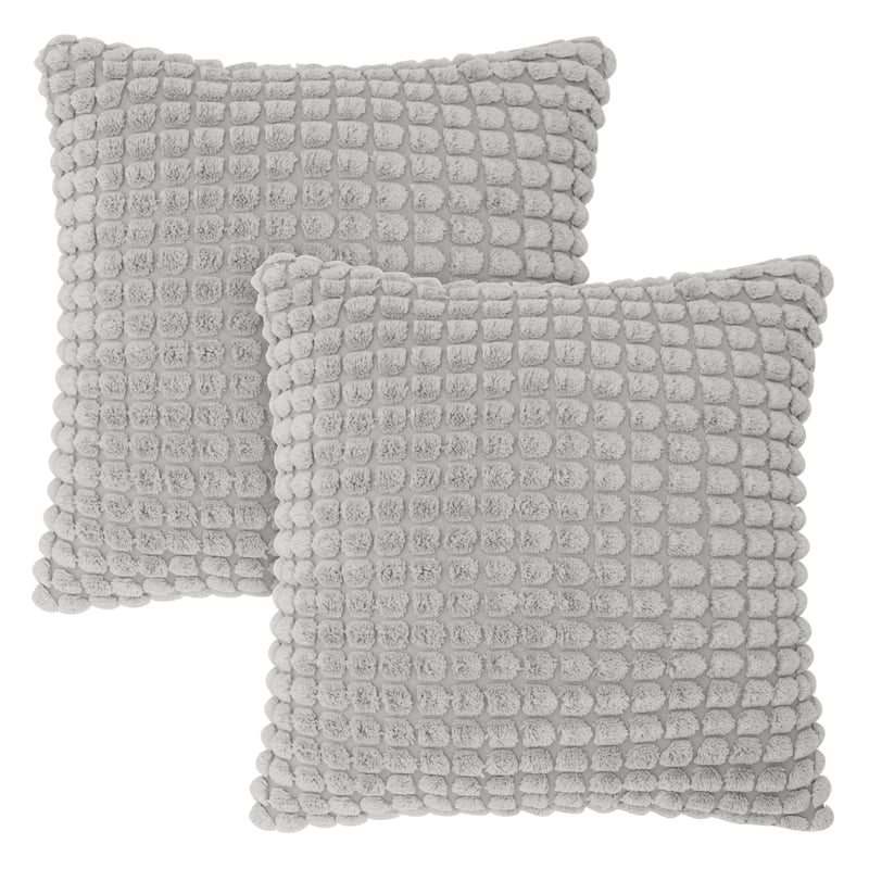 Deconovo Corduroy Throw Pillow Covers 2 PCS(Cover only)