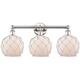 Option Polished Nickel / White Glass with White Rope