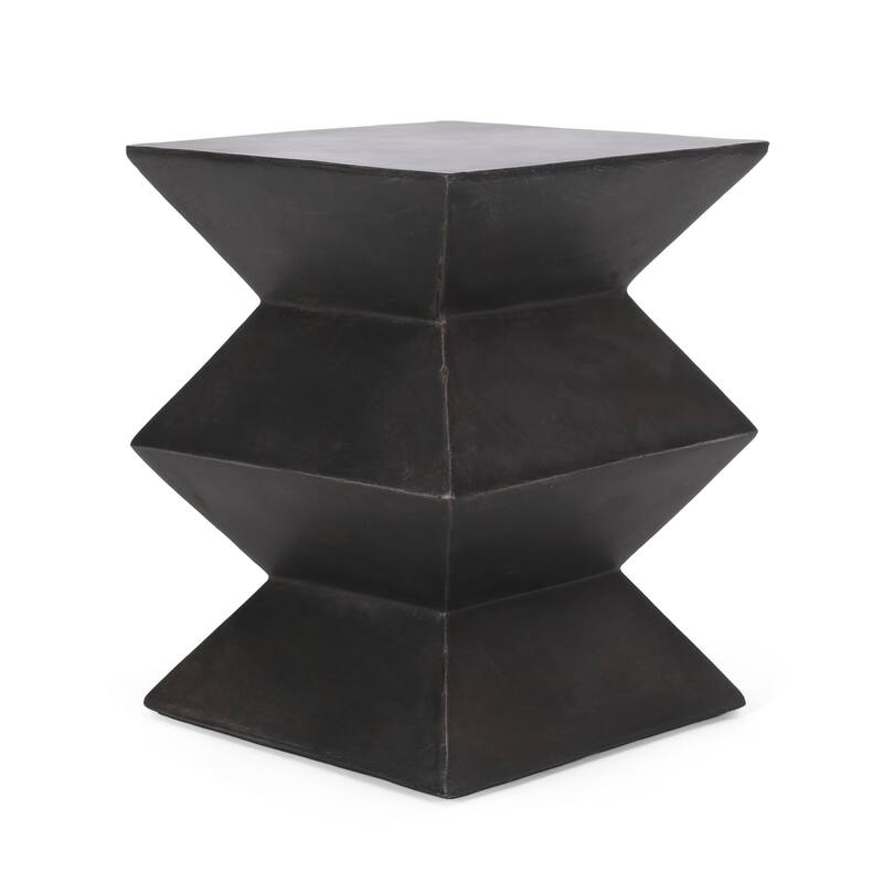 Bonneau Outdoor Lightweight Concrete Side Table by Christopher Knight Home