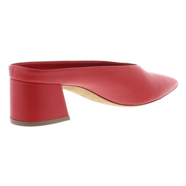 vince red mules
