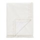 preview thumbnail 1 of 4, Ivory Boho Bohemian Collection Girl Boy Baby Receiving Security Blanket - Gender Neutral Off White Farmhouse Fringe Cotton