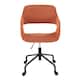 Option Orange Fabric/Black Metal