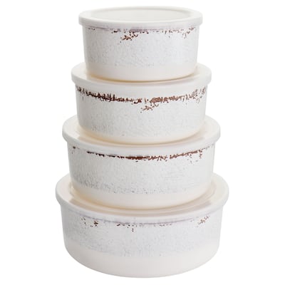 Laurie Gates California Designs Mauna 8pc Melamine Nesting Storage Bowl Set