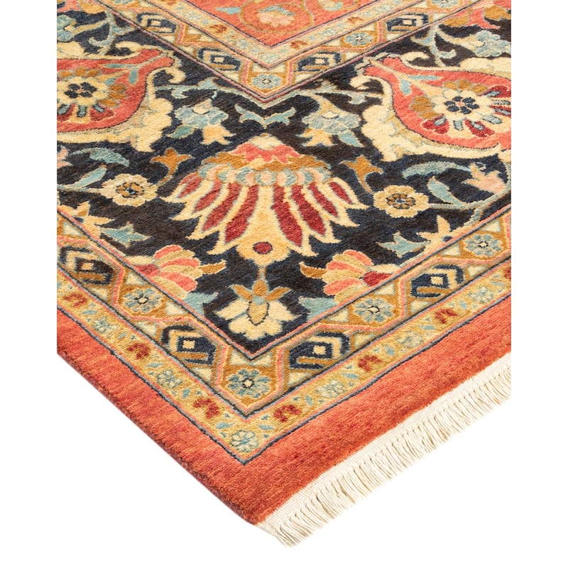 Mogul, One-of-a-Kind Hand-Knotted Area Rug - Pink, 8' 3" x 10' 5" - 8' 3" x 10' 5"