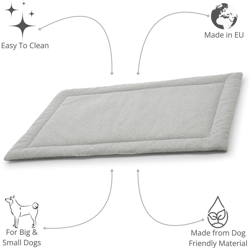 Fluffy Reversible Dog Couch Cover "Teddy" - Pet Sleeping Mat For Furniture And Sofa