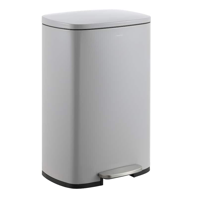happimess 13-Gallon Trash Can with Soft-Close Lid and FREE Mini Trash Can