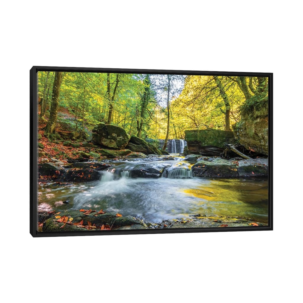 iCanvas "Waterfall III" by Nejdet Duzen Framed Canvas Print