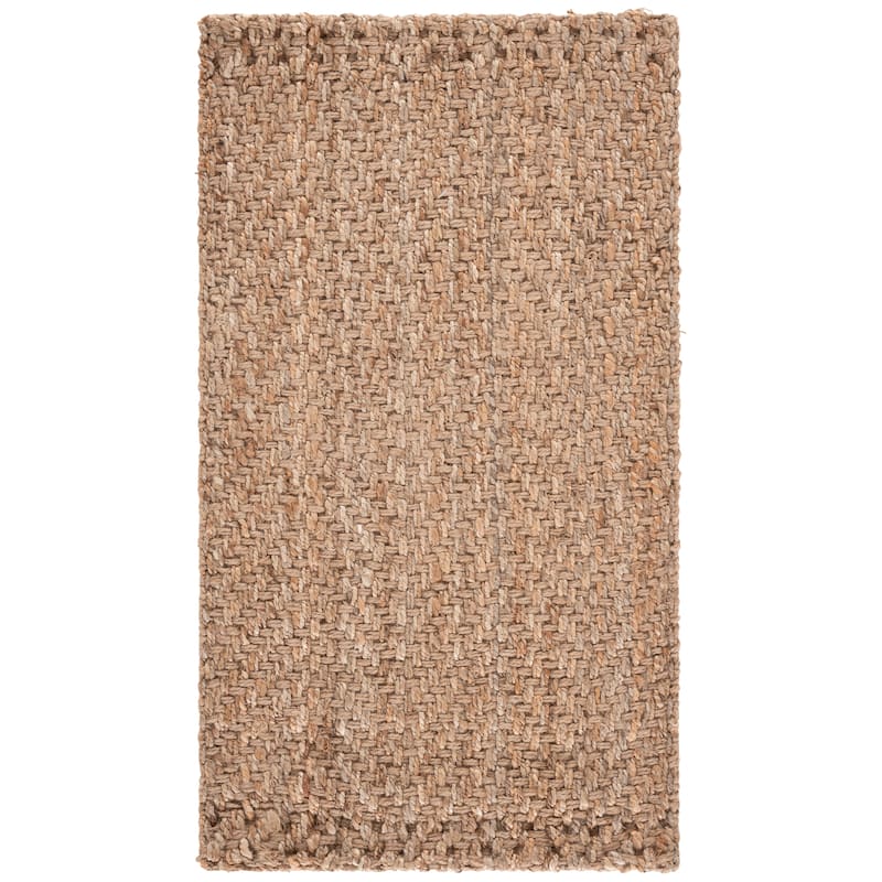 SAFAVIEH Handmade Natural Fiber Kaat Jute Rug - 2'3" x 4' - Natural