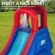 preview thumbnail 4 of 10, Sunny & Fun Single Ring Inflatable Water Slide Park & Blow up Pool with Air Pump