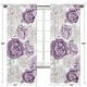 preview thumbnail 5 of 3, Sweet Jojo Designs Lavender Purple Boho Shabby Chic Floral Girl 84in. Window Treatment Curtain Panel Pair Bohemian Watercolor