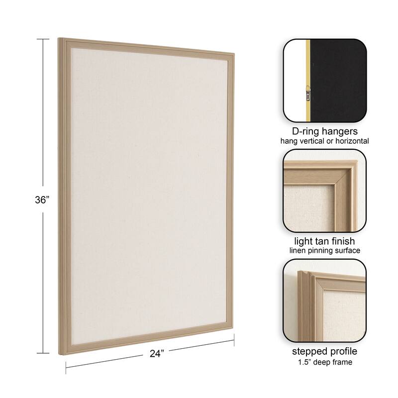 Kate and Laurel Oakhurst Rectangle Pinboard