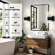 preview thumbnail 3 of 8, Dimmable Crystal Wall Sconces Set of Two Modern Bathroom Vanity Light Fixtures
