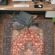 preview thumbnail 47 of 76, Traditional Flat Pile Washable Rug – Pet Friendly, Non-Slip, Ideal for Living Room, Entryway, or Bedroom 4' x 6' - Red